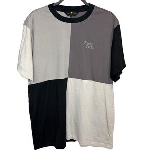 Teddy Fresh Men's Colorblock T-Shirt - Black, Gray, White Size Large